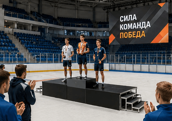 Подиум для спортивного объекта
